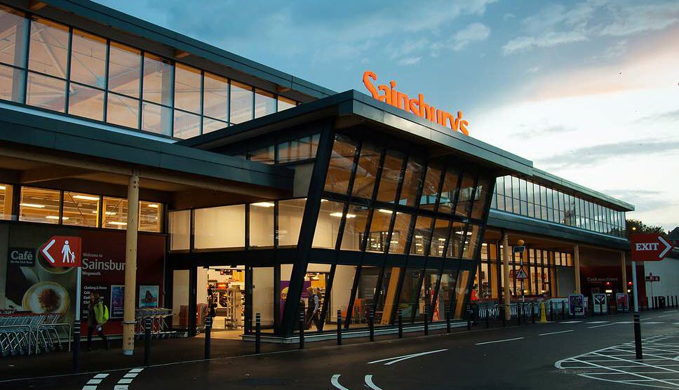 Sainsbury's store front, multiple projects delivered by Sandyx, Manchester Salesforce partner